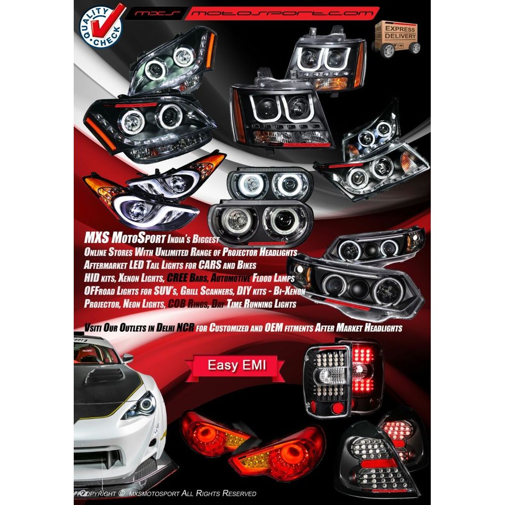 MXSHL676 Volkswagen Vento Shark Eye Projector Headlights