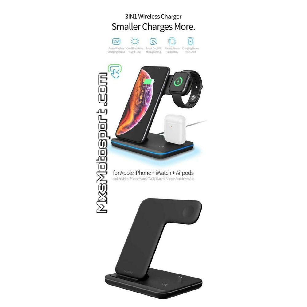 MXS3008 3 in 1 Premium Wireless Charger