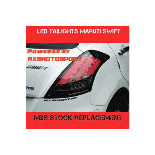 MXSTL50 LED Tail Light Maruti Suzuki Swift Type II (Smoked Clear)