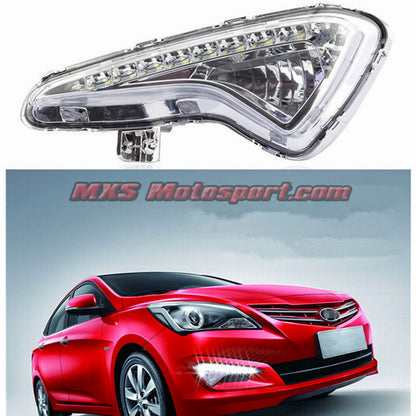 MXS2349 LED Fog Lamps Day Time Running Light Hyundai Verna Fluidic 4S