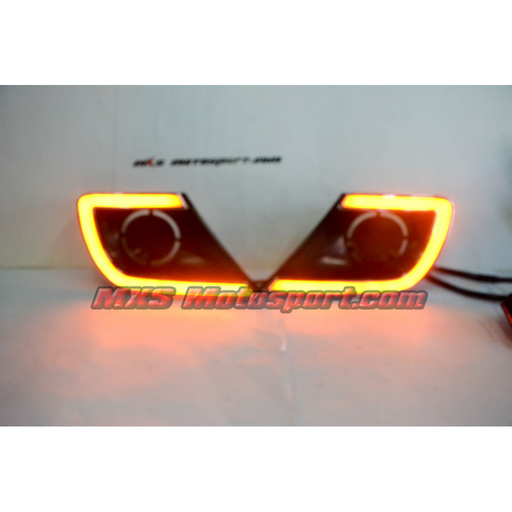 MXS2582 LED Fog Lamps Day Time Running Light Universal Fitment Car