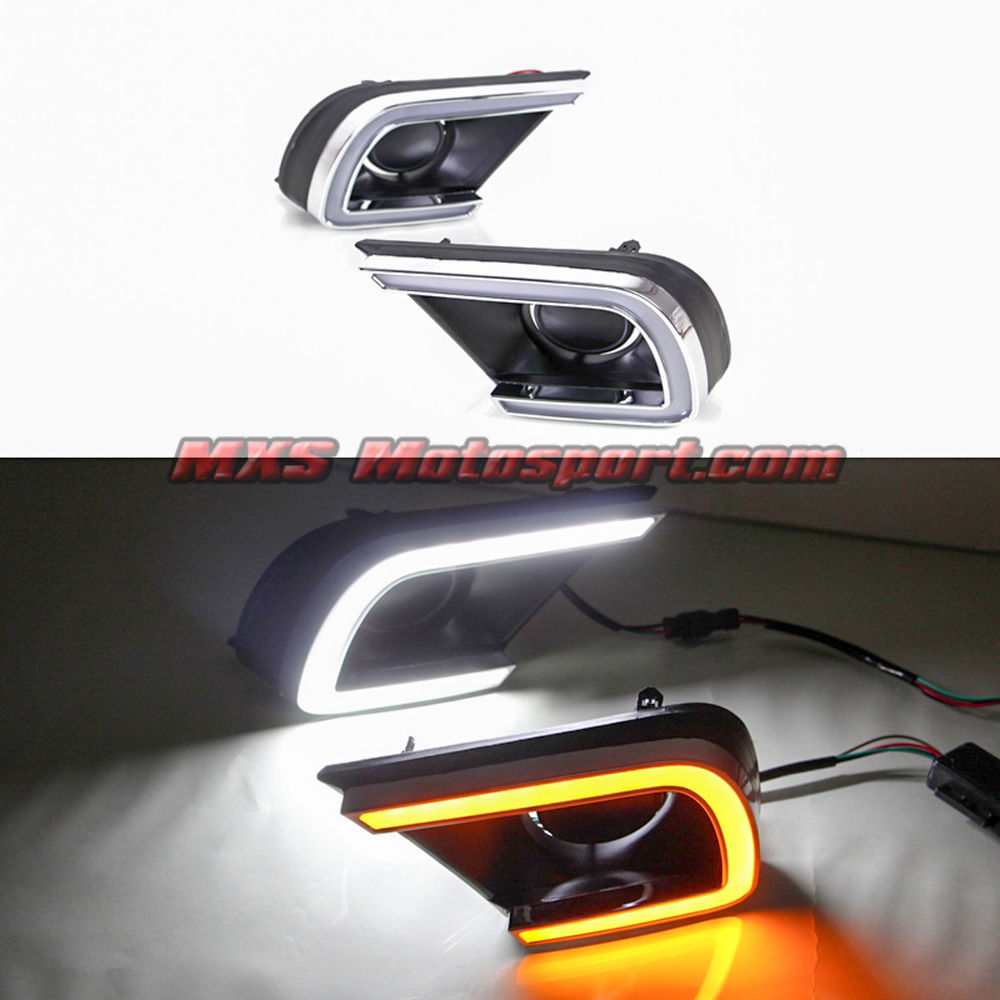MXS2353 LED Fog Lamps Day Time Running Light Toyota Innova 2013