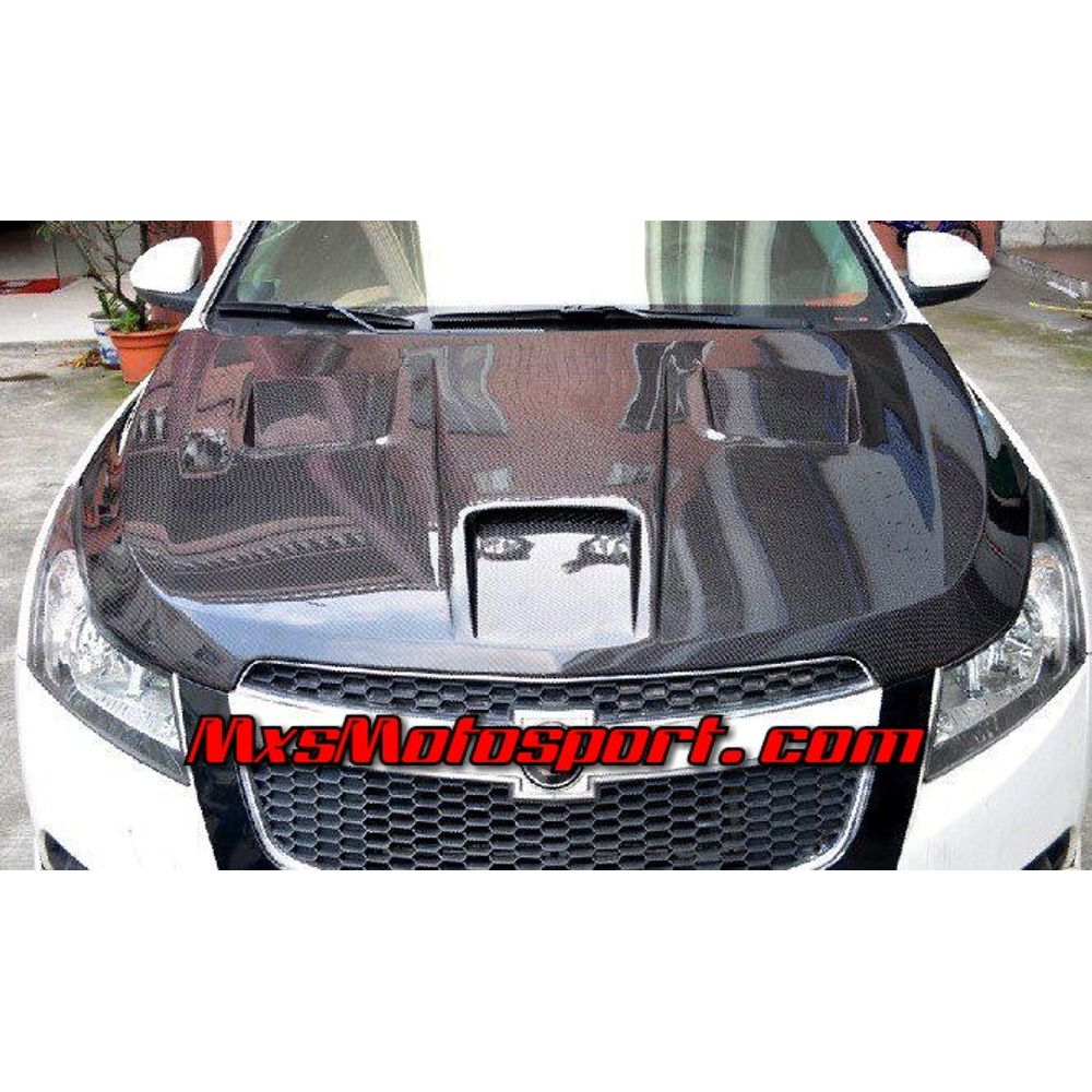 MXS2535 Chevrolet Cruse Carbon Fiber Bonnet Hood