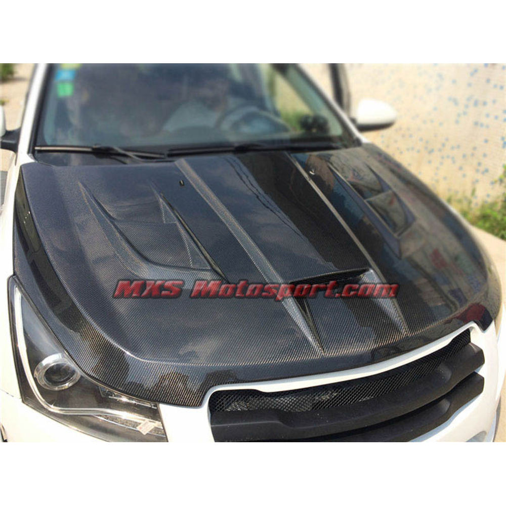 MXS2535 Chevrolet Cruse Carbon Fiber Bonnet Hood