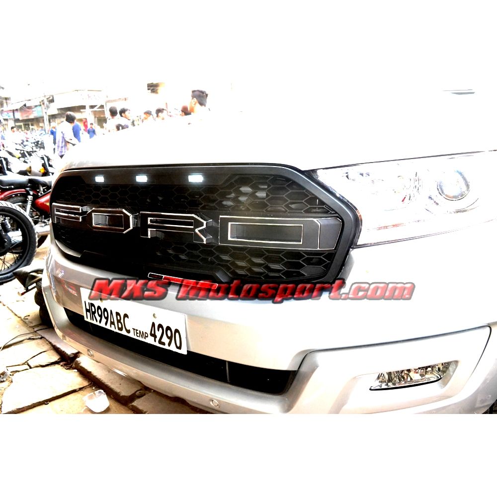 MXS2631 Ford Endeavour Everest 3D Led Raptor Grill  2015 + Stage I