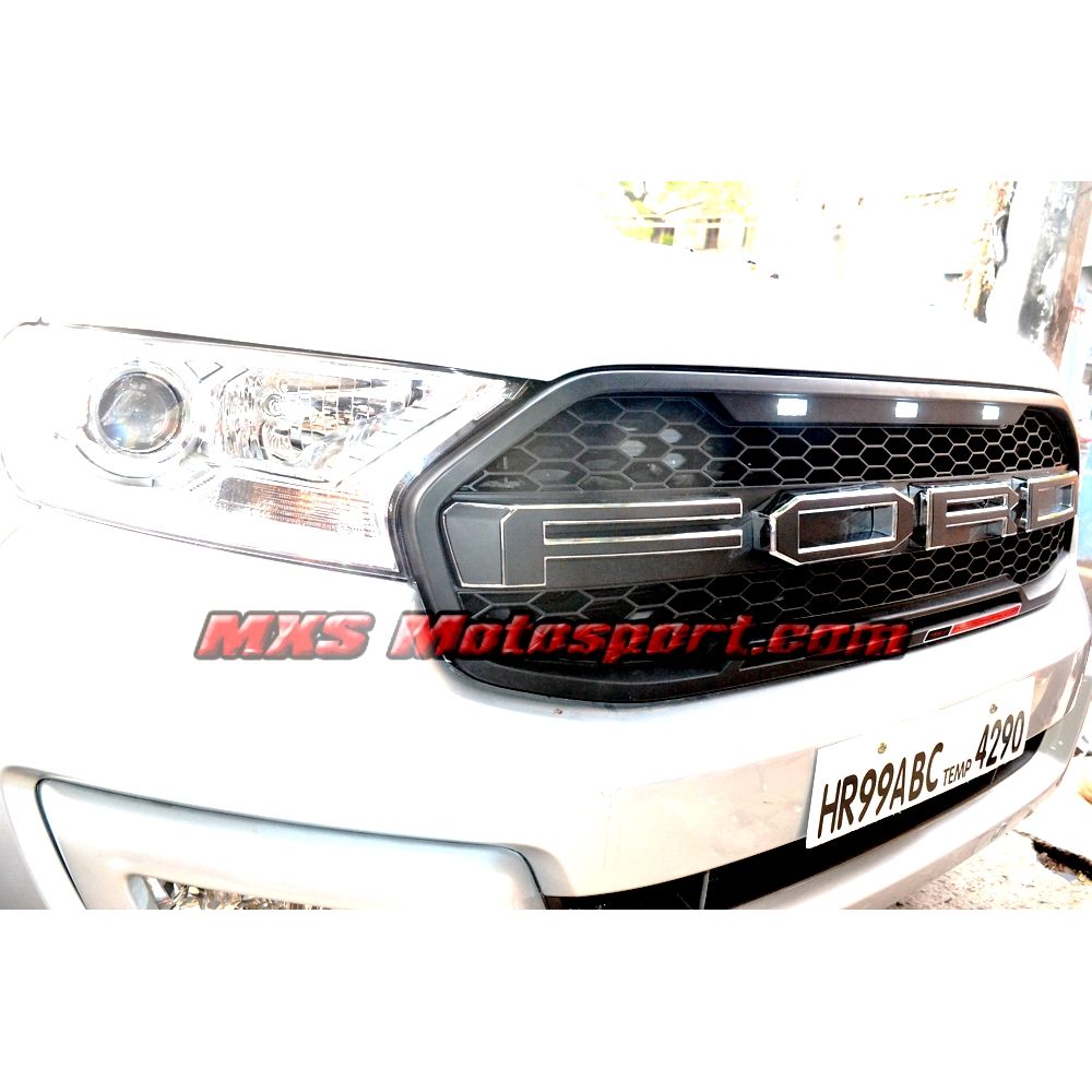 MXS2631 Ford Endeavour Everest 3D Led Raptor Grill  2015 + Stage I