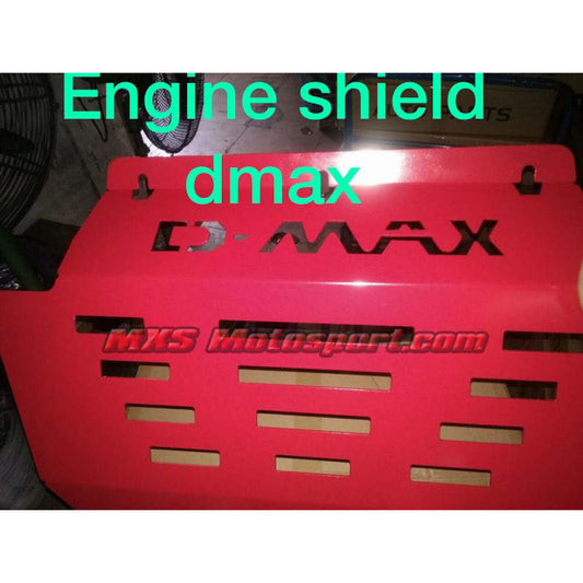 MXS2643 ISUZU D-Max TRD Red Steel Front Plate Engine Shield