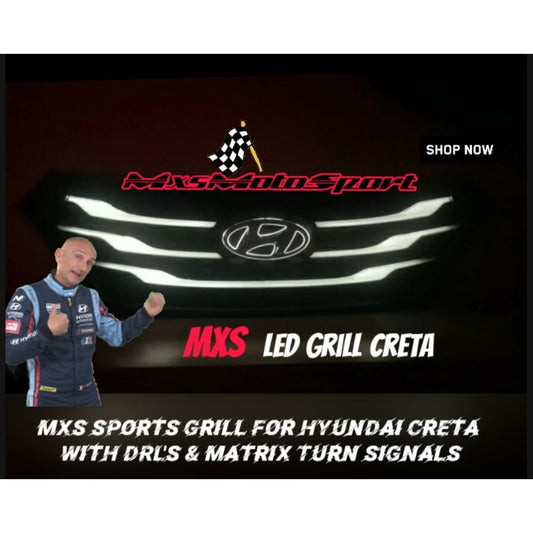 MXS2705 Hyundai Creta Custom Led  Daytime Grill with Turn Signal Matrix Mode