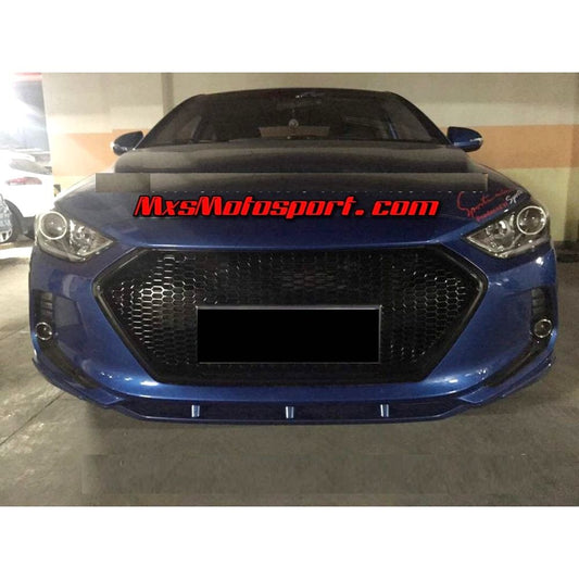 MXS2762 Hyundai Elantra Sports Grill & Racing Lip Splitter Combo