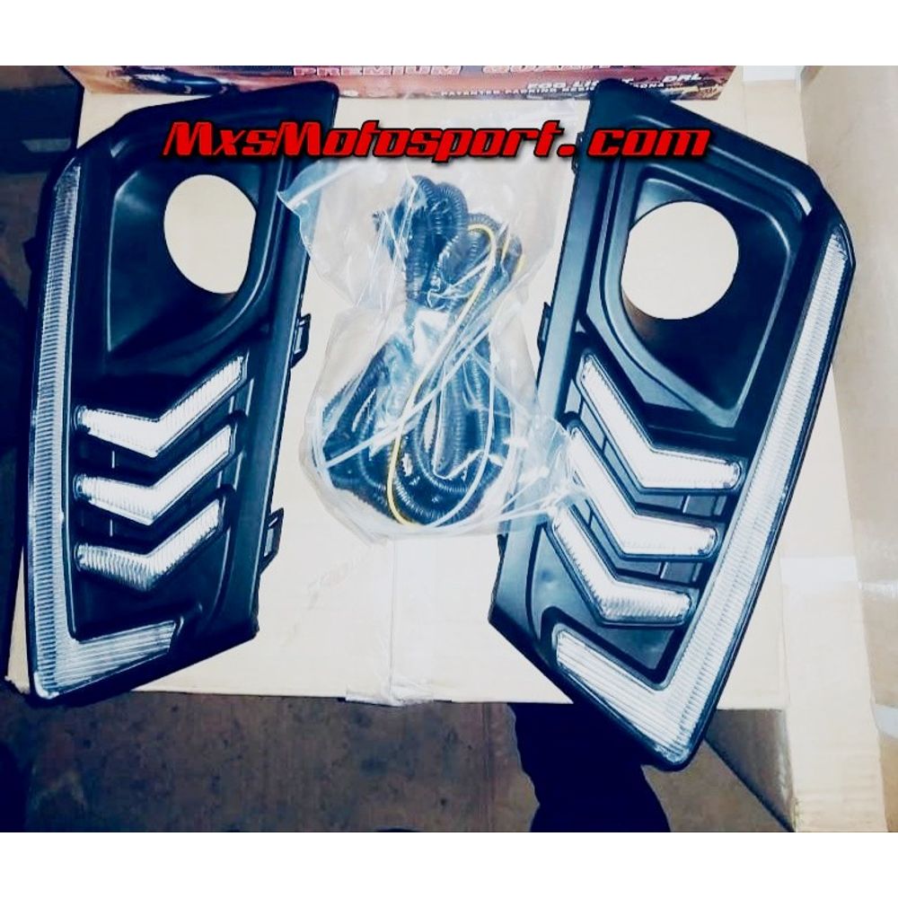 MXS2786 Honda Amaze Led Daytime Fog Lamps with Turn Signal Mode 2018+