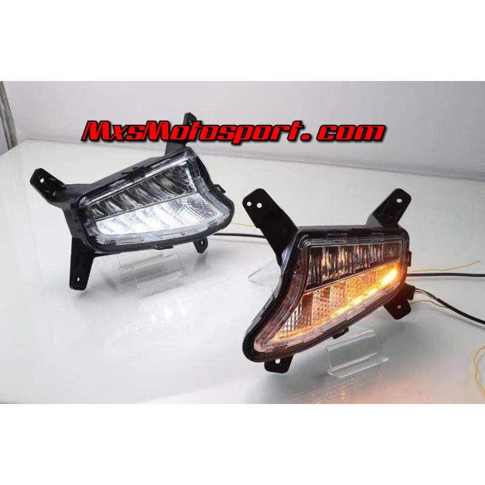 MXS2800 Hyundai Santro LED Daytime Fog Lamps With Turn Signal Mode