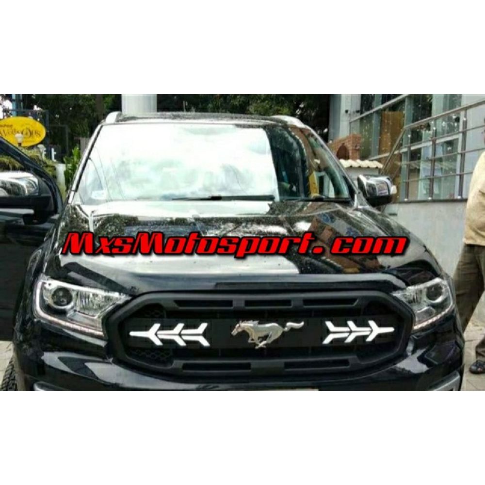 MXS2810 Ford Endeavour Everest Led Raptor Grill 2019+ Mustang Style