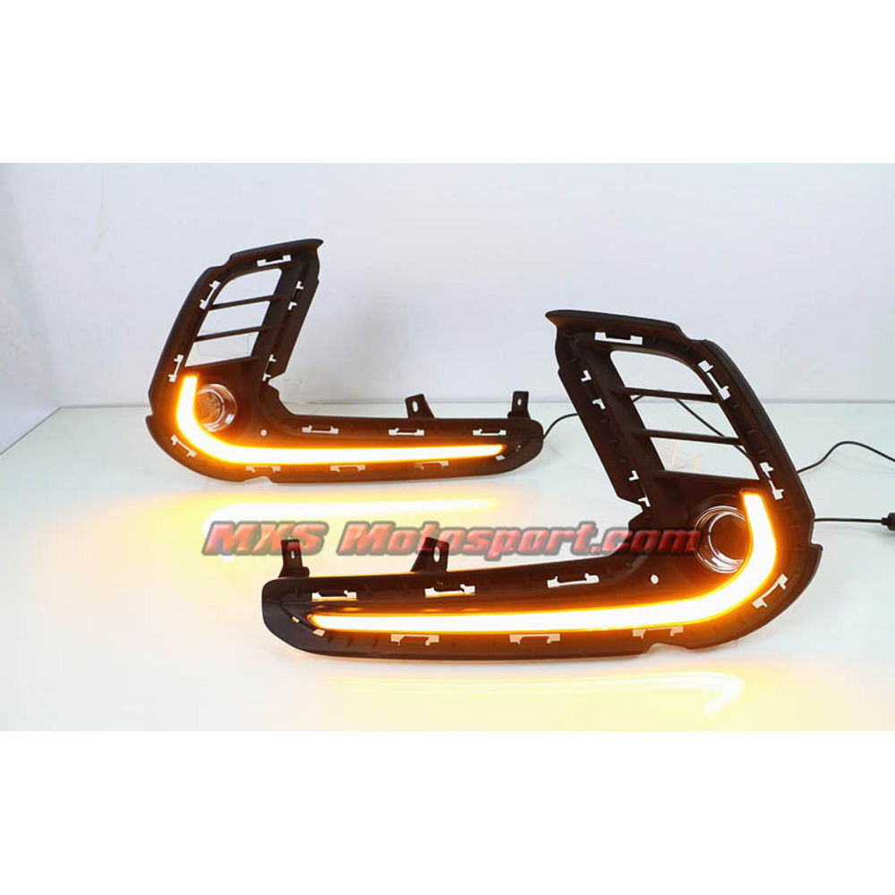 MXS2819 Hyundai Elantra LED Daytime DRL's Fog Lamps With Turn Signal Mode