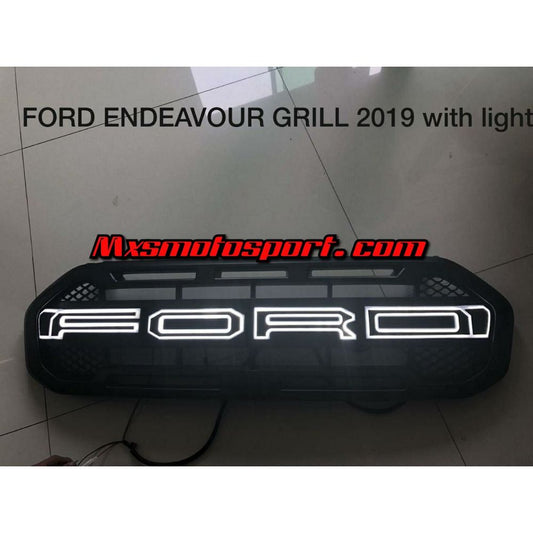 MXS2832 Ford Endeavour Everest Tech Hardy 3D Led Raptor Grill  2019+