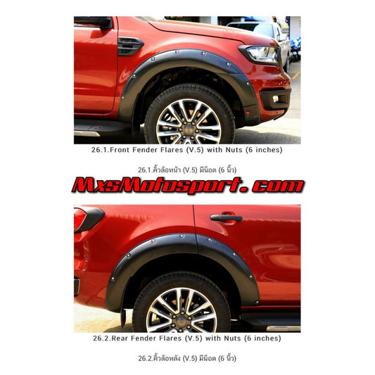 MXS2850 Ford Endeavour Everest Fender Flares 2019+