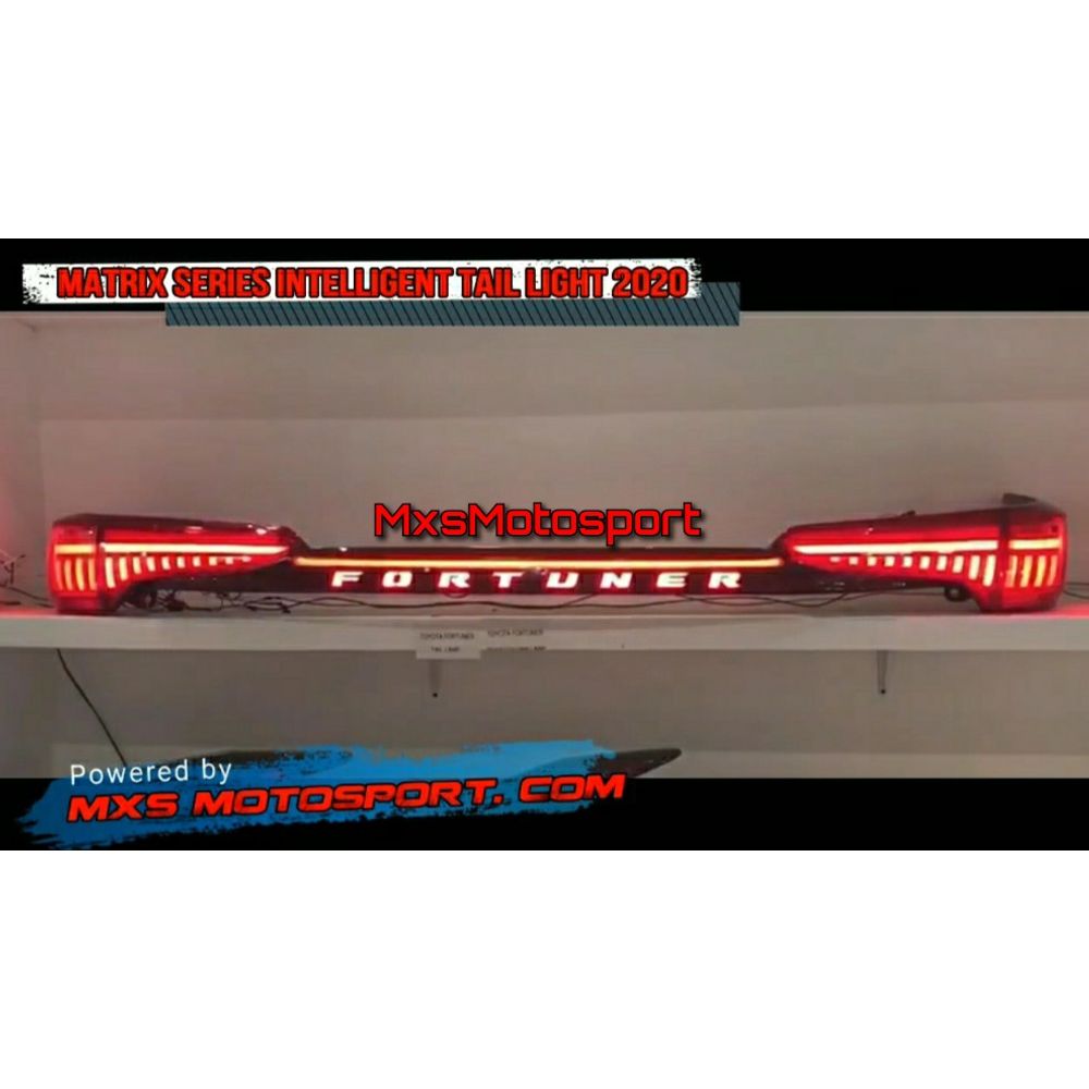 MXS2862 Toyota Fortuner 2020 Led Tail Lights with Intelligent Feature Knight Rider Matrix Series