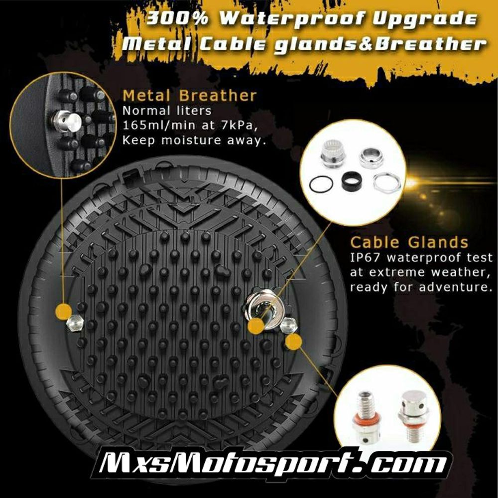 MXS2869 RE Interceptor 650 Cree LED 4D Lens DRL Projector Headlight