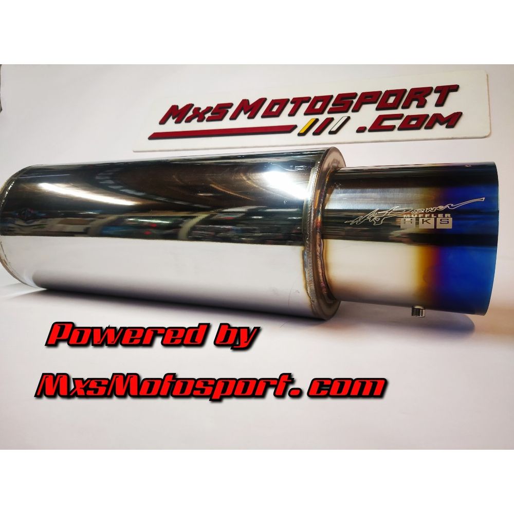 MXS2914 HKS Car Exhaust Muffler Silencer with DB Killer Super Car Like sound