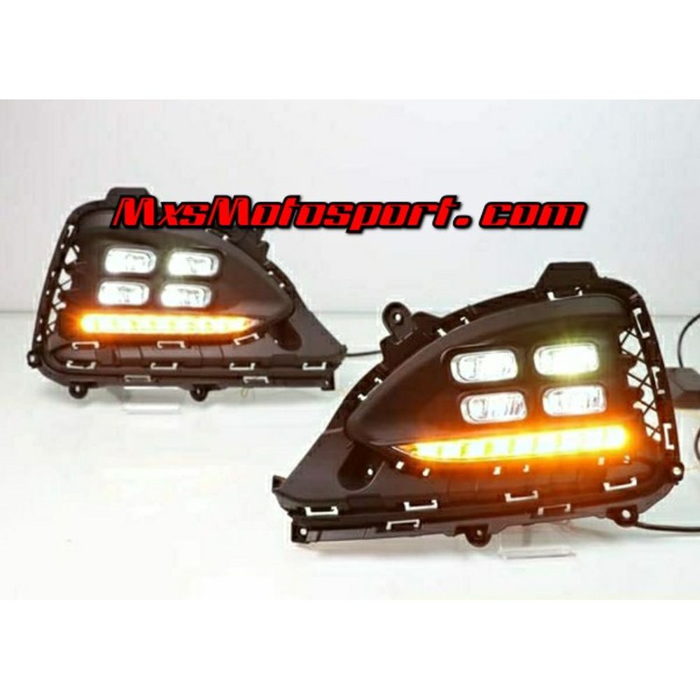 MXS2920 Hyundai i20 Elite LED Daytime Fog Lamps With Turn Signal Mode