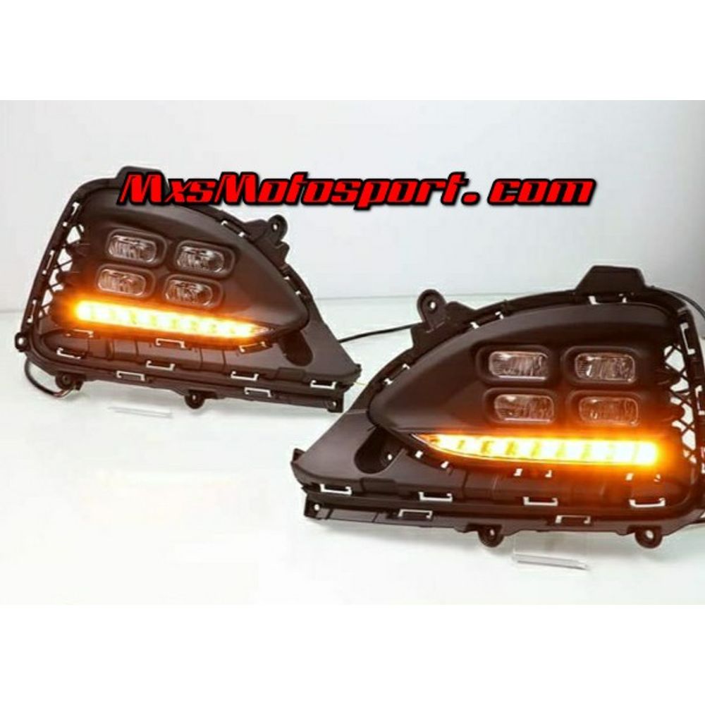 MXS2920 Hyundai i20 Elite LED Daytime Fog Lamps With Turn Signal Mode