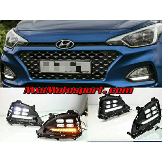 MXS2920 Hyundai i20 Elite LED Daytime Fog Lamps With Turn Signal Mode