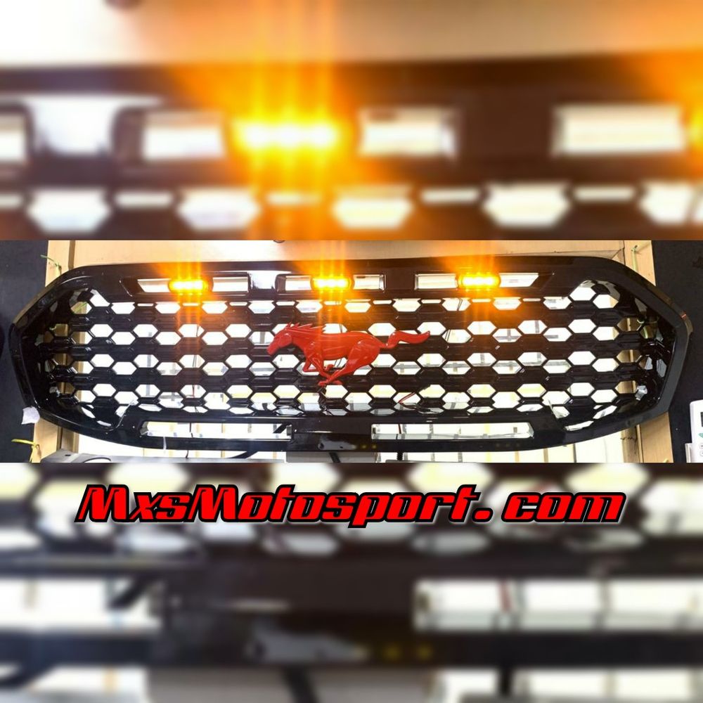 MXS2949 Ford Endeavour Led Raptor Grill 2020 Mustang Style