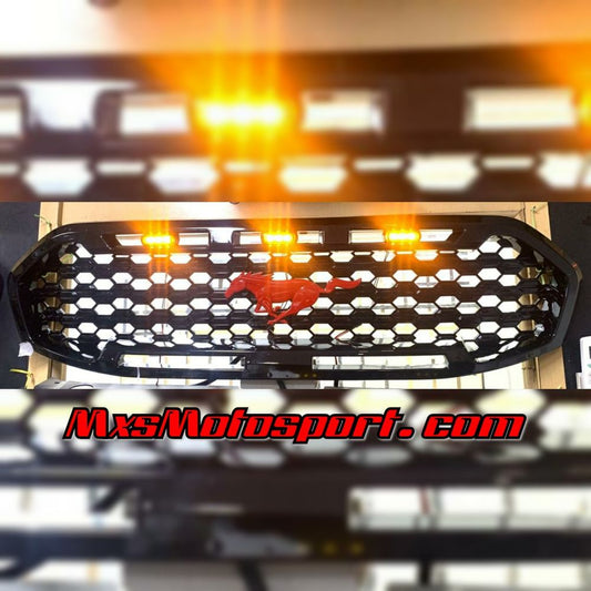 MXS2949 Ford Endeavour Led Raptor Grill  2020 Mustang Style