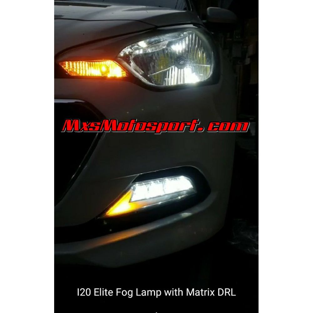 MXS3021 Hyundai i20 Elite LED Daytime Fog Lamps With Turn Signal Mode