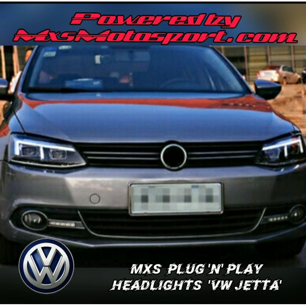 MXS3041 Volkswagen Jetta LED DRL Projector Headlights 2014