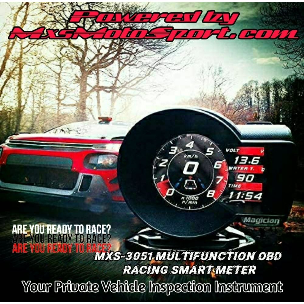 MXS3051 OBD2 Racing Digital Smart Meter | PERFORMANCE SERIES