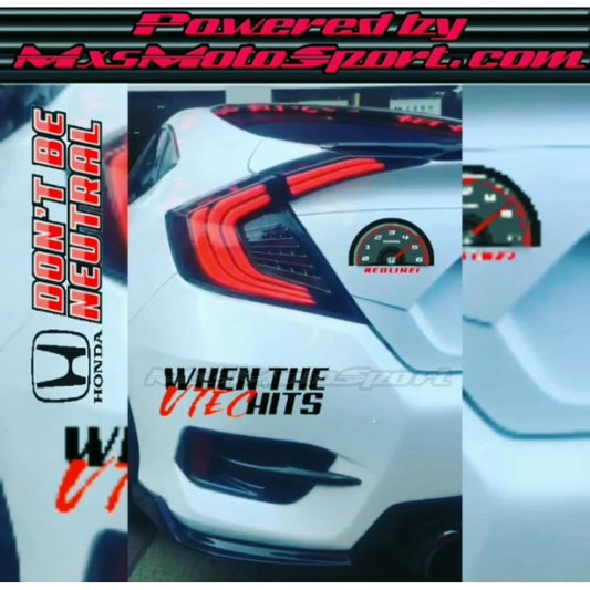 MXS3055 Honda Civic Led Tail Lights with Intelligent Feature Knight Rider Matrix Series