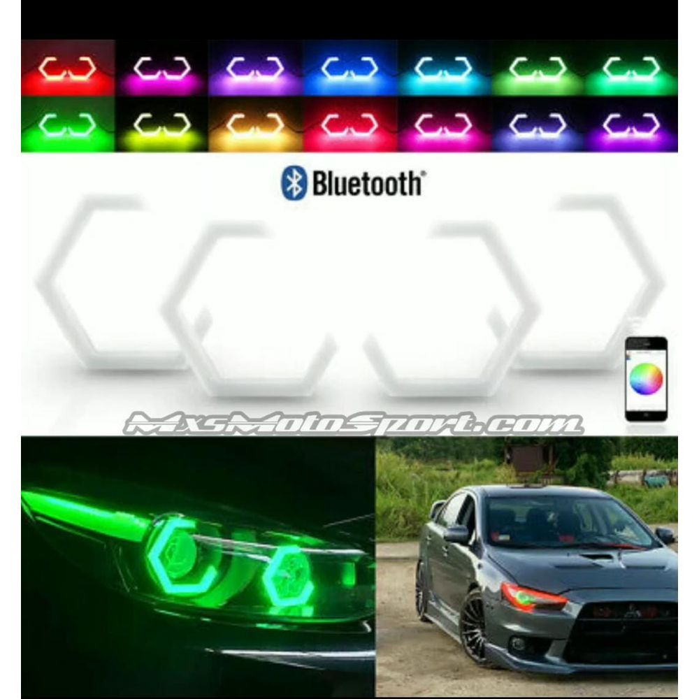 MXS3083 App Controlled LED Angel Eyes Halo Rings BMW M4 Inspired