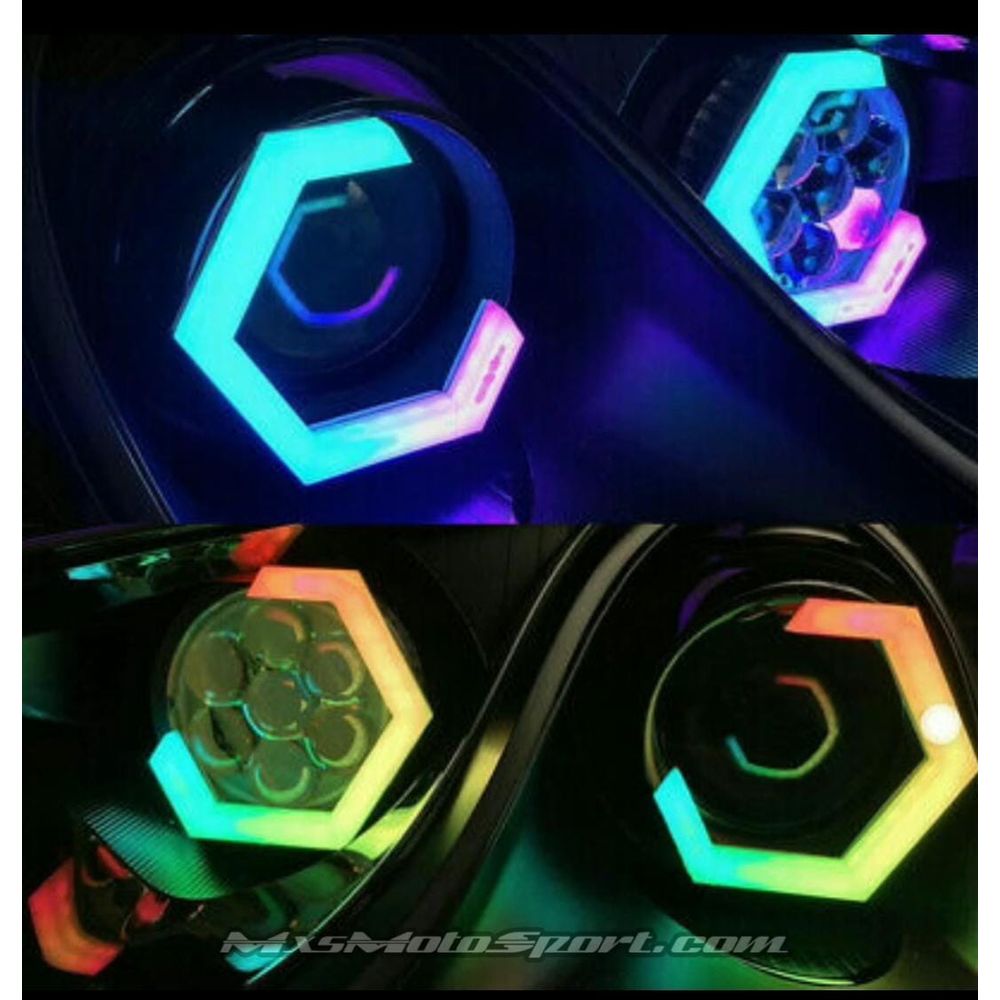 MXS3083 App Controlled LED Angel Eyes Halo Rings BMW M4 Inspired