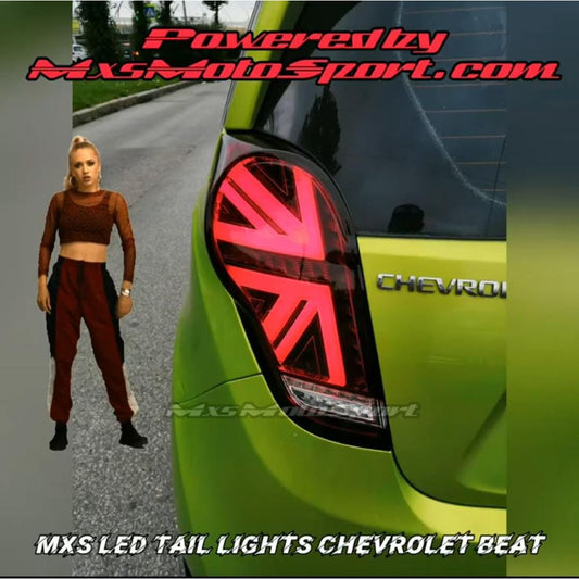 MXS3087 Chevrolet Beat LED Tail Lights Mini Cooper Style