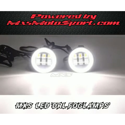 MXS3089 Daytime LED Foglamps With White & Amber Turn Signals