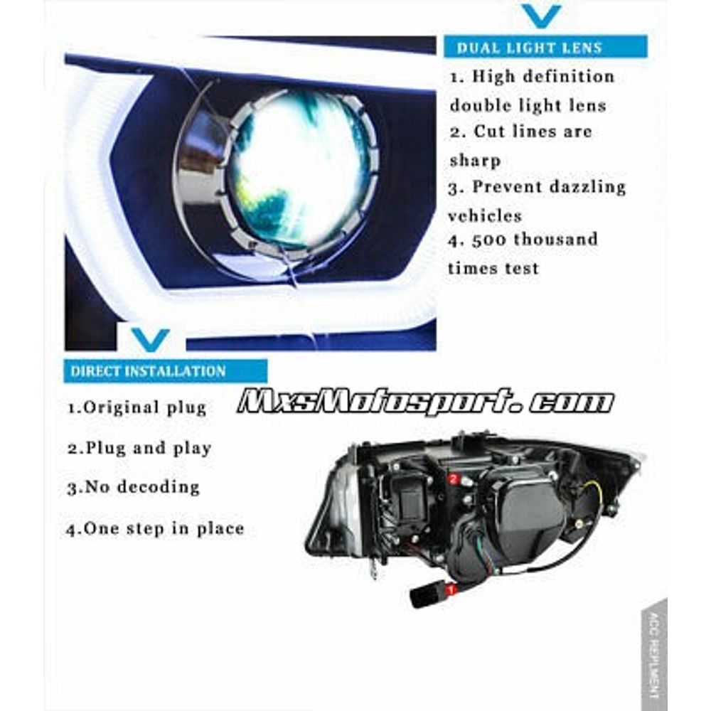 MXS3100 LED Daytime Projector Headlights For BMW X5 E70