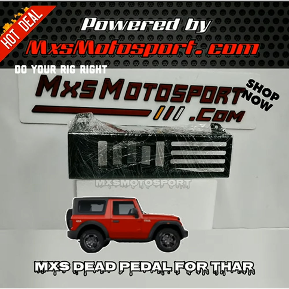 MXS3107 Dead Pedal Mahindra Thar 2020+