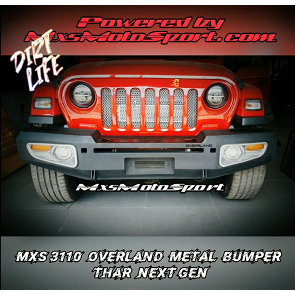MXS3110 Overland Metal Bumper Mahindra Thar 2020 Next Generation