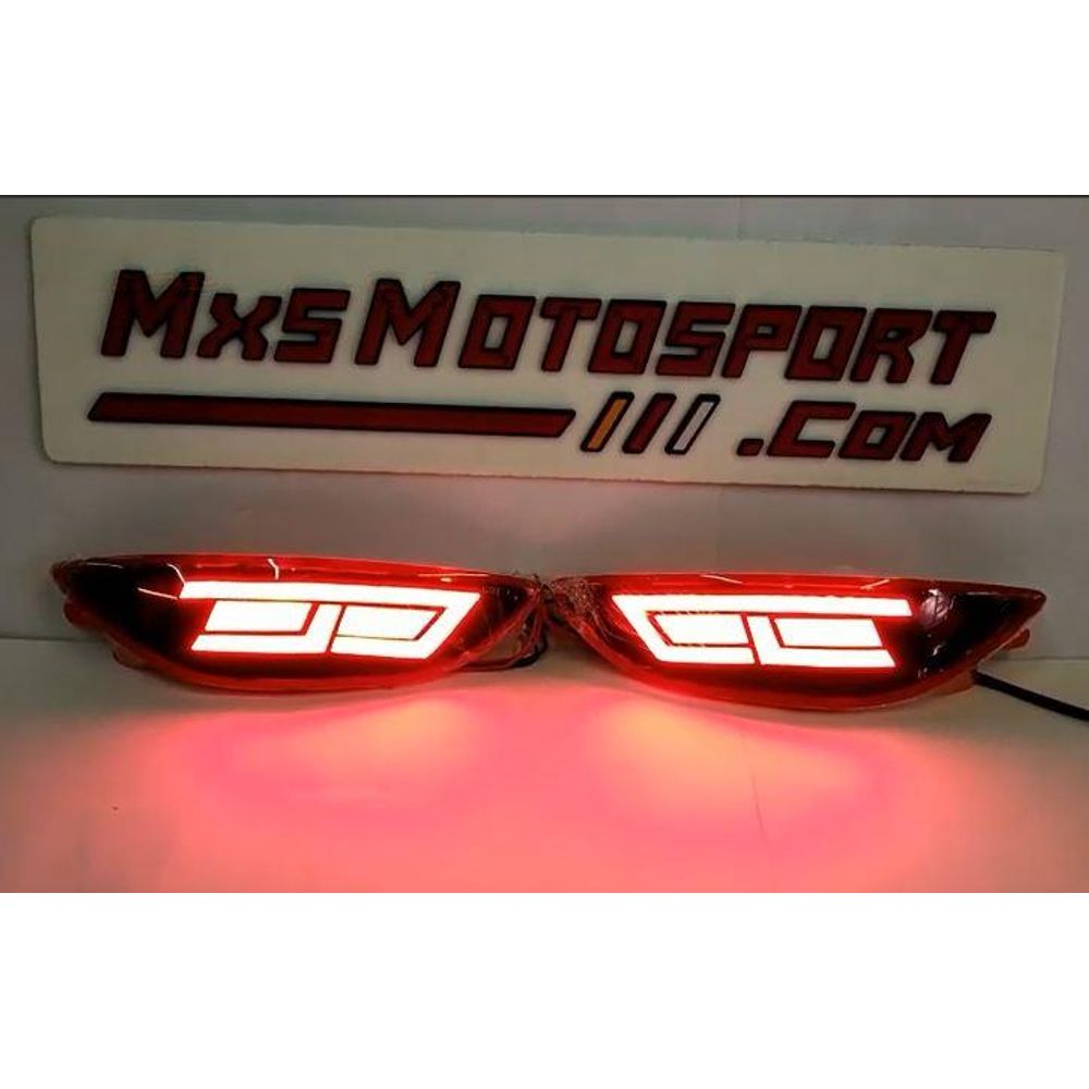 MXS3114 Hyundai Verna Fluidic Rear Bumper Reflector LED Tail Lights