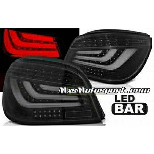 MXS3149 LED Tail Lights For BMW 5 Series E60 (2003 - 2010) Smoked Black