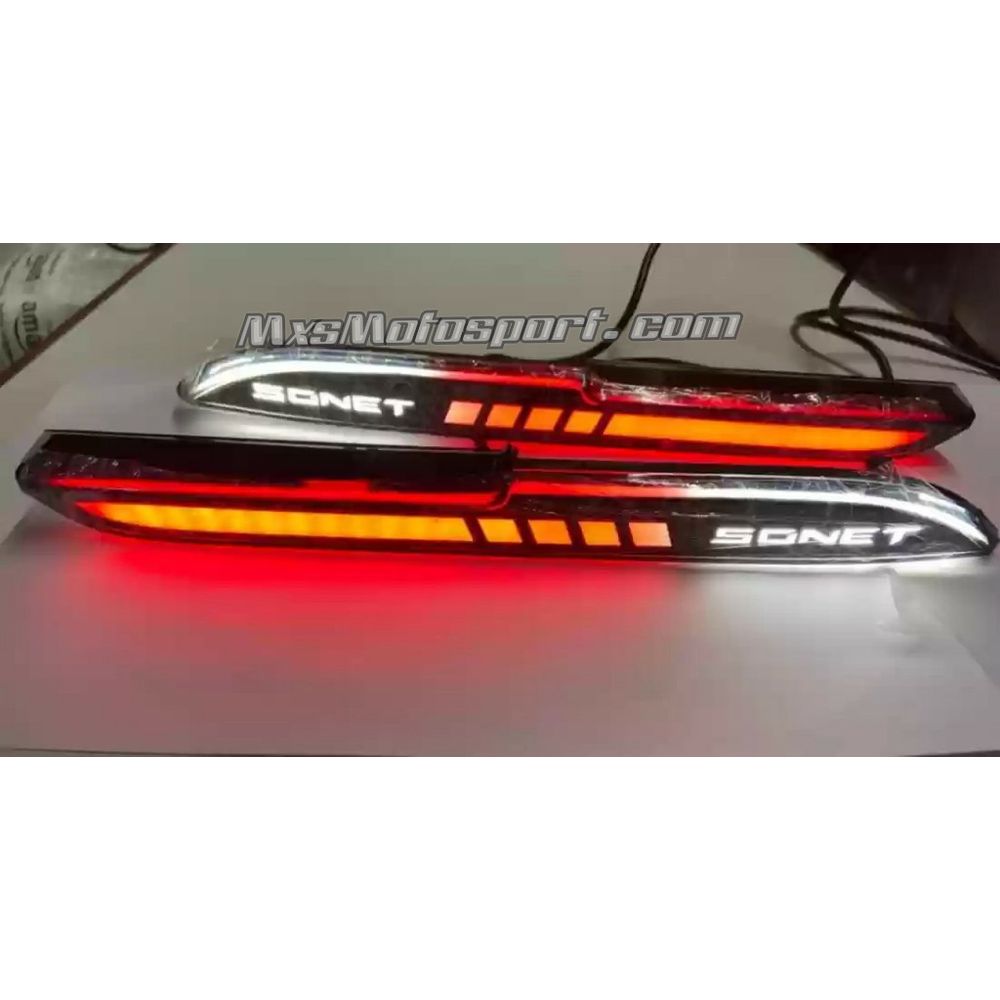 MXS3192 Kia Sonet Rear Bumper Reflector DRL LED Tail Lights