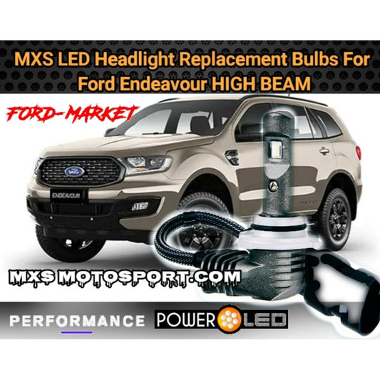 MXS3206 Performance  Cree Chip LED Headlight Bulbs for Ford Endeavour 2016-2021 High Beams