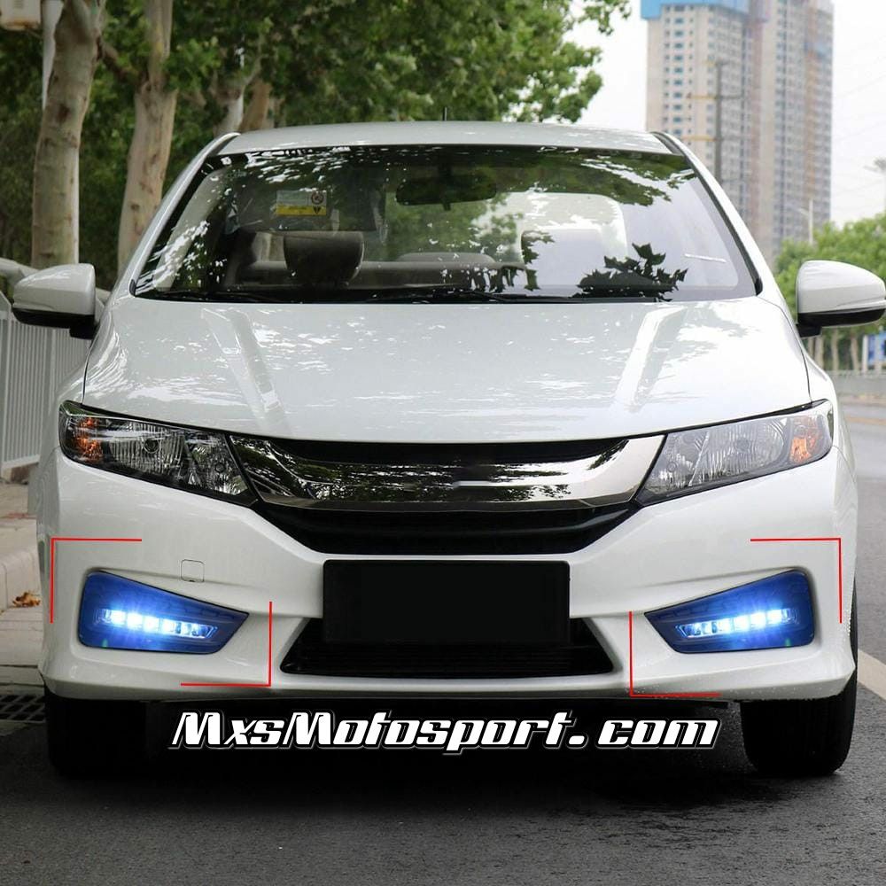 MXS3213 Honda City LED Lens DRL Fog Lamps with white and Blue Functions Matrix Series