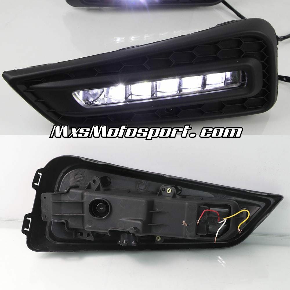 MXS3213 Honda City LED Lens DRL Fog Lamps with white and Blue Functions Matrix Series