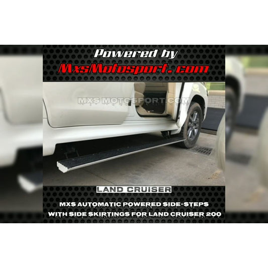 MXS3232 Automatic Powered Side-Steps For Land Cruiser 200 with Side Skirtings