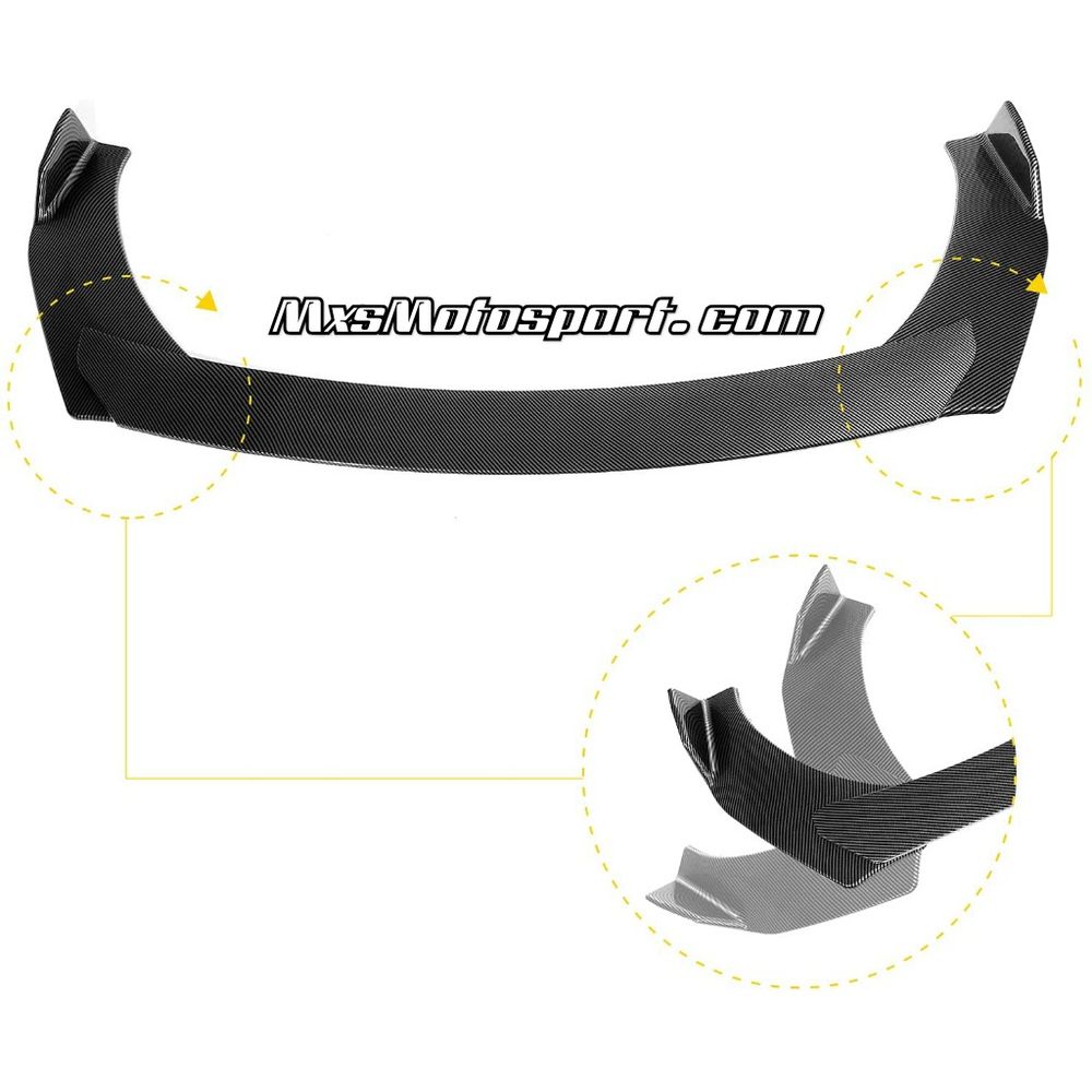 MXS3274 Car Spoiler Splitter Body Kit Carbon Fiber