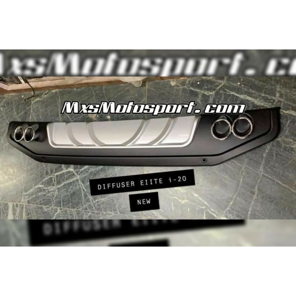 MXS3302 Hyundai i20 Elite  Rear Racing Diffuser