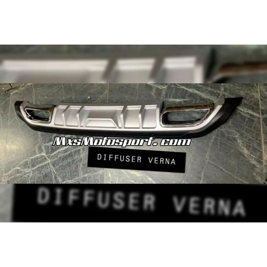 MXS3303 Hyundai Verna Rear Racing Diffuser