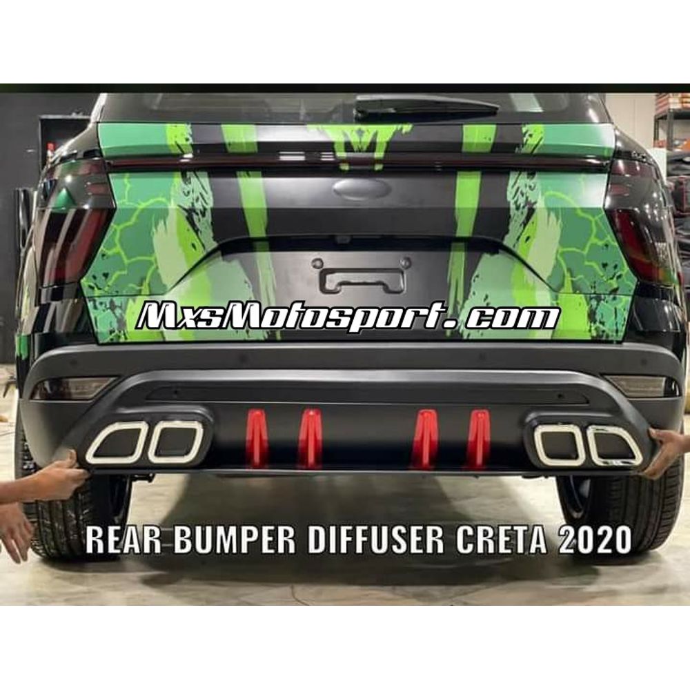 MXS3308 Hundai Creta 2020 Diffuser Rear Bumper