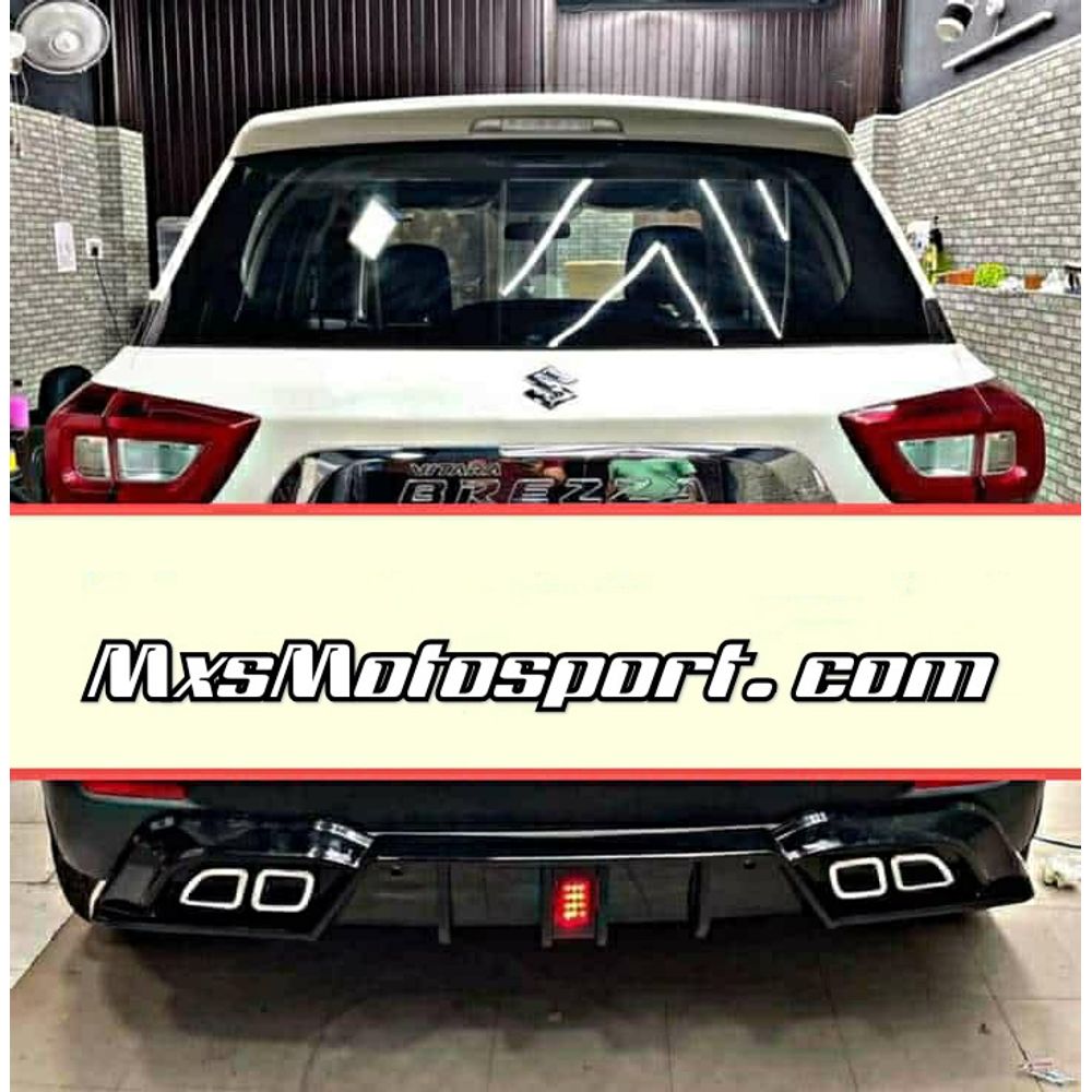 MXS3328 Maruti Suzuki Vitara Brezza Diffuser Rear Bumper with Centre Light